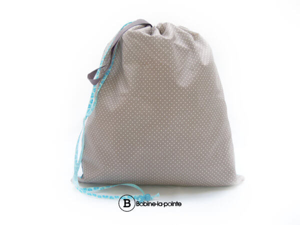 Grand Sac Pochon - Pois – Image 2
