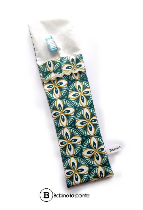 Pochette Brosse à dents - Graphique vert – Image 2